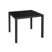 Tuintafel met tafelblad van gehard glas | Kymiko