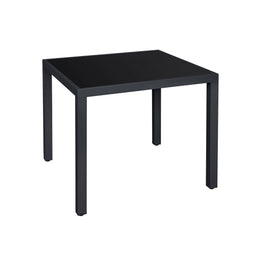 Tuintafel met tafelblad van gehard glas | Kymiko