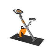 Opvouwbare fitnessfiets met mobiele telefoonhouder