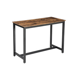 Eettafel met robuust metalen frame