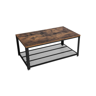 Salontafel met grote plank