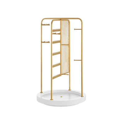 Sieradenhouder met metalen frame cadeau-idee goud