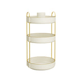 Make-up organizer roterend wolk wit – vooraanzicht – wit