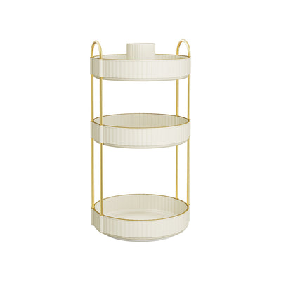 Make-up organizer roterend wolk wit – vooraanzicht – wit