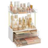 Make-up organizer met meerdere lagen – detailfoto – transparant
