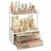 Make-up organizer met meerdere lagen – detailfoto – transparant