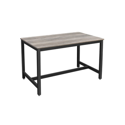 Keukentafel met stalen frame voor 4 personen – vooraanzicht