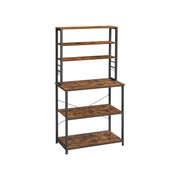 Staande keukenplank met 6 planken en 6 haken