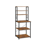Keukenplank met planken en haken | Kymiko