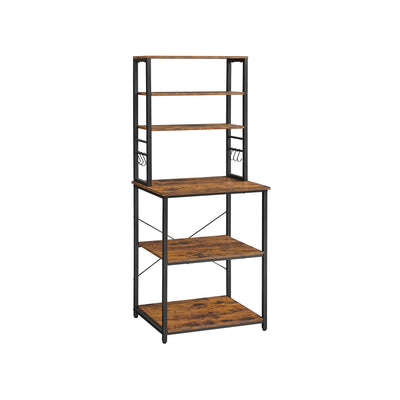 Keukenplank met planken en haken