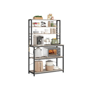 Staande keukenplank met 6 planken en 6 haken