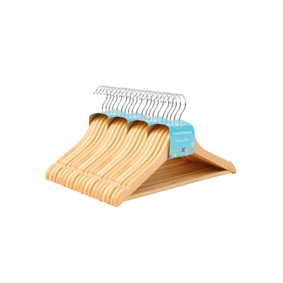 Kinderkledinghanger van massief hout 35 cm