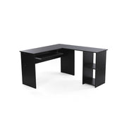 L-vormig computerbureau