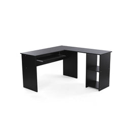 L-vormig computerbureau