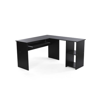 L-vormig computerbureau