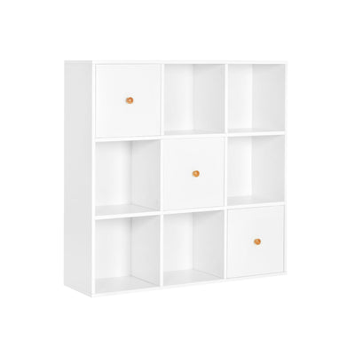 Boekenkast met witte deuren | Kymiko