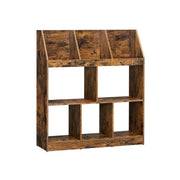 Industrieel design boekenkast vintage bruin | Kymiko