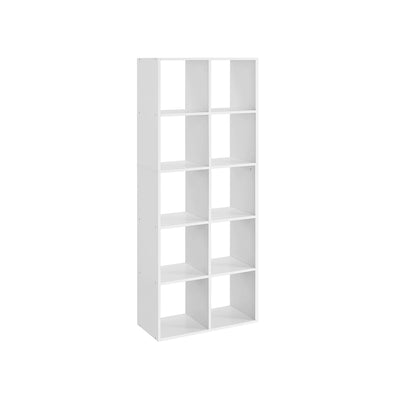 Boekenkast met 10 vakken | Kymiko