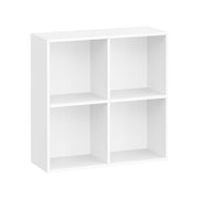 Boekenkast met vakken – vooraanzicht – wit