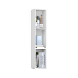 Boekenrek met open planken – vooraanzicht – wit open design