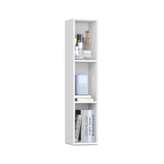 Boekenrek met open planken – vooraanzicht – wit open design