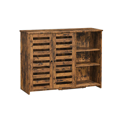 Dressoir verstelbare plank vintage bruin | Kymiko