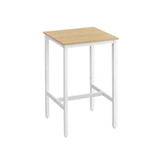 Bartafel met stalen frame hoog