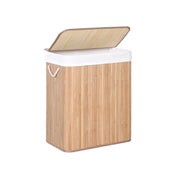 Bamboe wasmand van 100 liter met handvatten