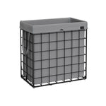 Wasmand met uitneembare waszak en metalen draadframe