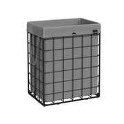 Wasmand met uitneembare waszak en metalen draadframe
