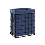 Wasmand met uitneembare waszak en metalen draadframe