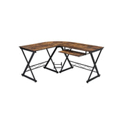 groot L-vormig bureau