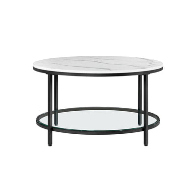 Salontafel met 2 planken voor in de woonkamer