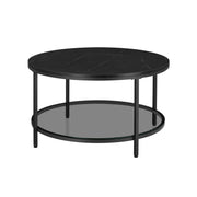 Salontafel met 2 planken voor in de woonkamer