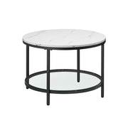 Salontafel met 2 planken voor in de woonkamer
