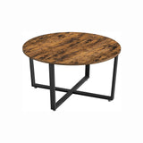 Ronde woonkamertafel in industrieel design | Kymiko