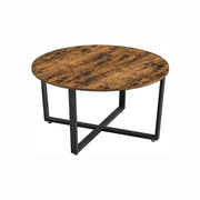 Ronde woonkamertafel in industrieel design | Kymiko