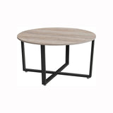 Ronde woonkamertafel in industrieel design | Kymiko