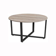 Ronde woonkamertafel in industrieel design | Kymiko