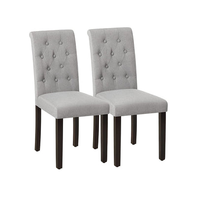 Gestoffeerde eetkamerstoelen set van 2 | Kymiko