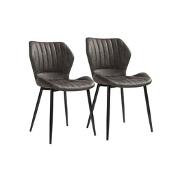 Eetkamerstoelen met kunstleren bekleding | Kymiko