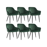 Eetkamerstoelen met armleuningen en metalen poten | Kymiko