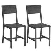 Set van 2 eetkamerstoelen met metalen frame | Kymiko