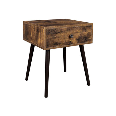 Vintage bruin nachtkastje | Kymiko