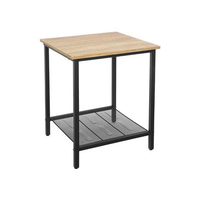 Bijzettafel honingbruin-zwart | Kymiko