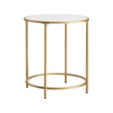 Bijzettafel met metalen frame | Kymiko