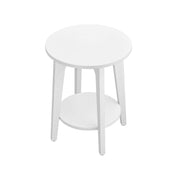 Ronde bijzettafel met onderblad