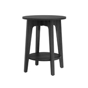 Ronde bijzettafel met onderblad