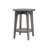 Ronde bijzettafel met onderblad | Kymiko