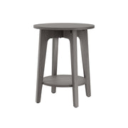 Ronde bijzettafel met onderblad